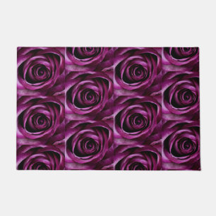 Purple Rose Doormat