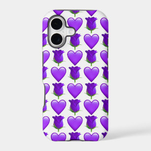 Purple Rose Emoji iPhone 8/7 Plus Phone Case