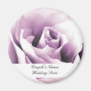 Purple Rose Favour Magnet Template