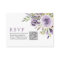Purple Rose Floral Wedding QR Code RSVP