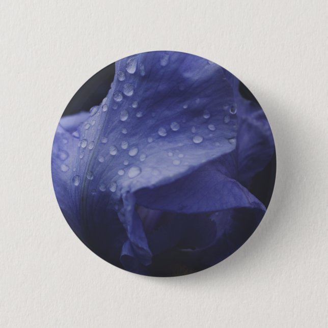 Purple Rose Flower 6 Cm Round Badge (Front)