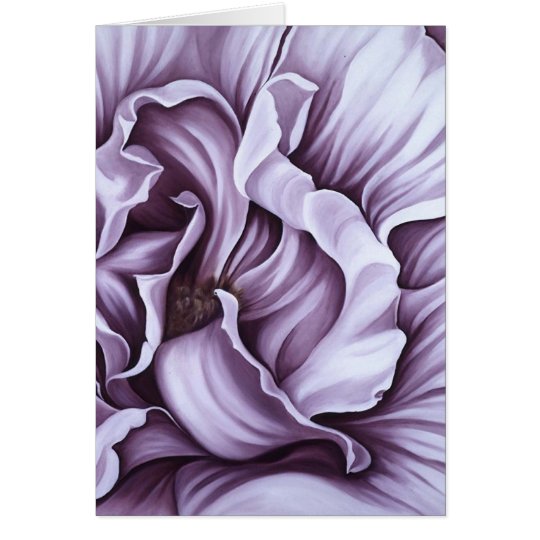 Purple Rose Greeting Card