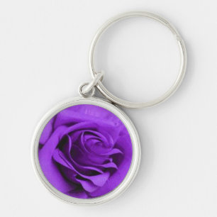 Purple Rose keychain