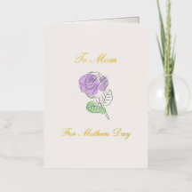 Purple Rose Mothers Day