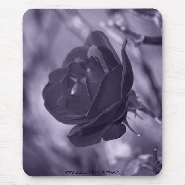 Purple Rose Mouse Mat (Front)