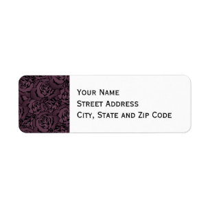 Purple Rose Pattern