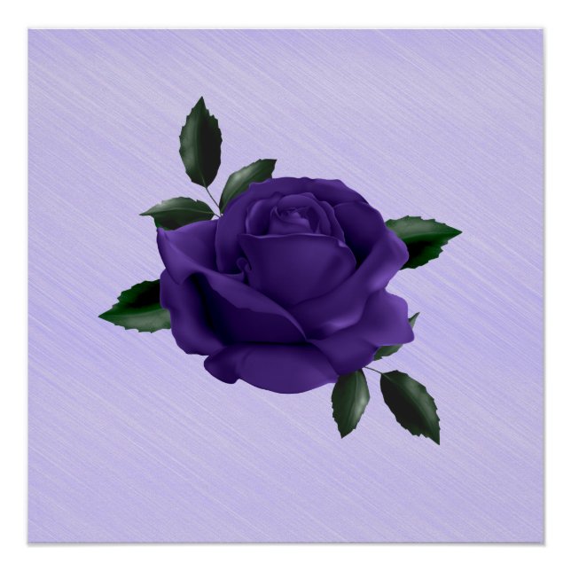 Purple Rose Poster (Front)