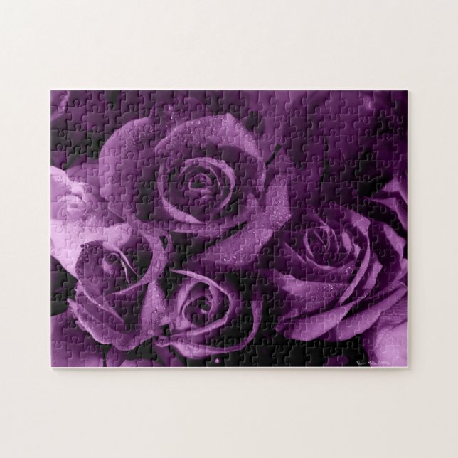 Purple Rose Puzzle (Horizontal)