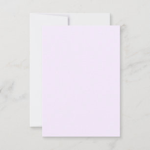 Purple Rose Soft Pale White Pastel Solid Colour Card