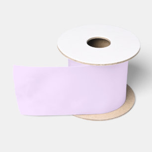 Purple Rose Soft Pale White Pastel Solid Colour Satin Ribbon