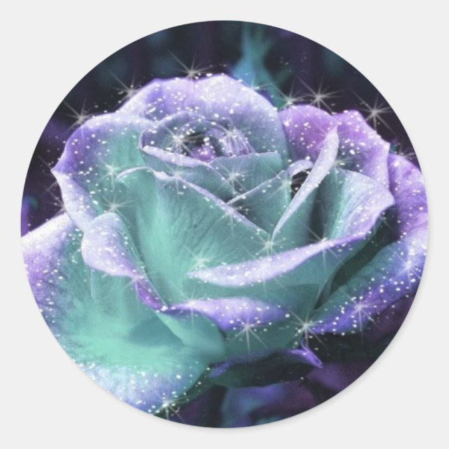 Purple Rose Stickers (Front)