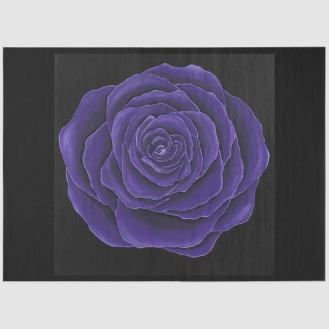 Purple Rose Tissue Paper (Front)