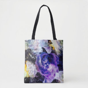 Purple Rose Tote Bag