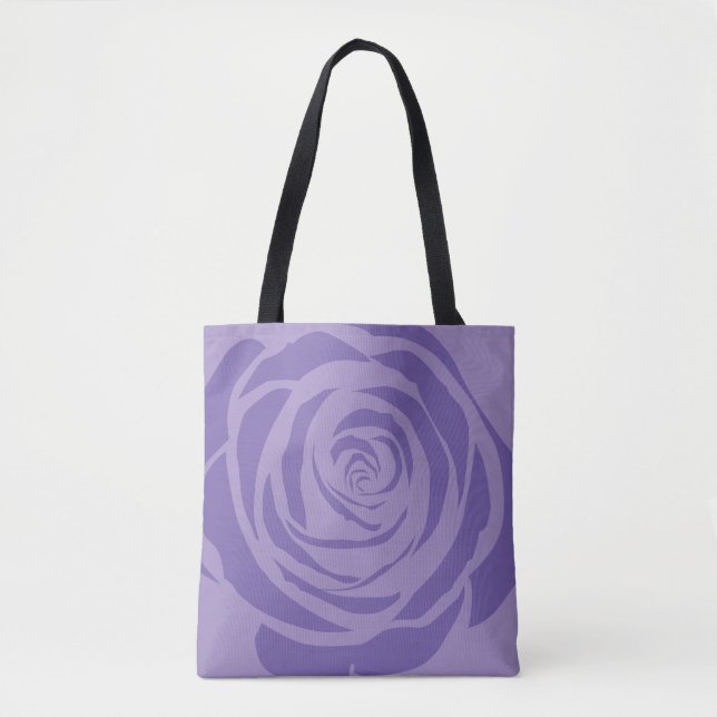  Purple rose Tote Bag (Front)