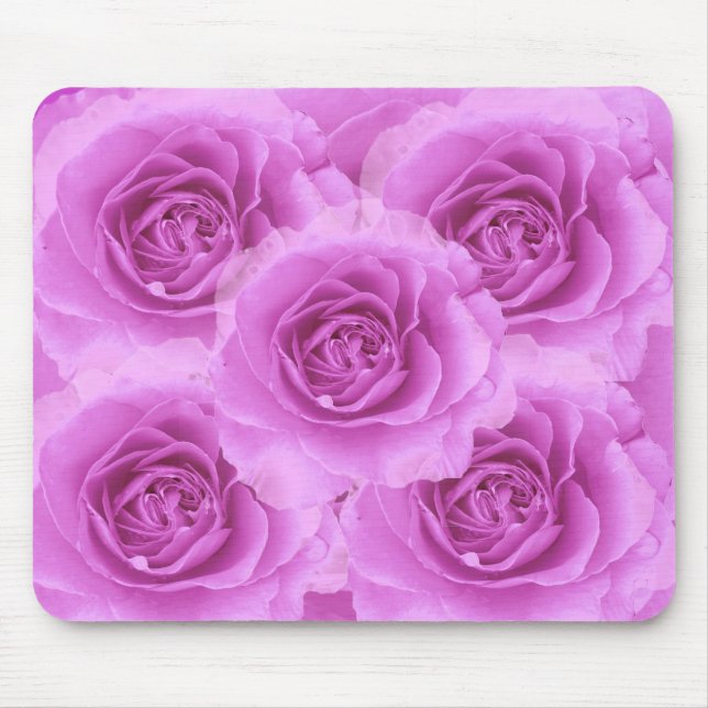 Purple Roses Mousepad (Front)
