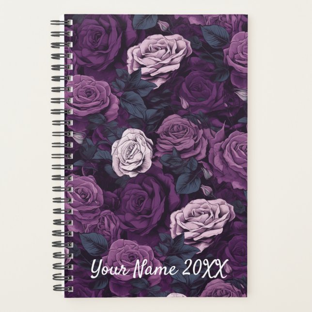 Purple Roses Planner (Front)