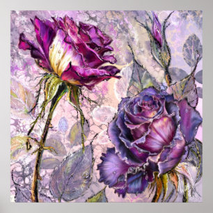 Purple Roses Poster