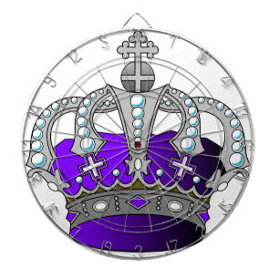 Purple Royal Crown Dartboard