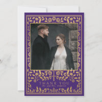 Purple Royal Mediaeval Sword Wedding 