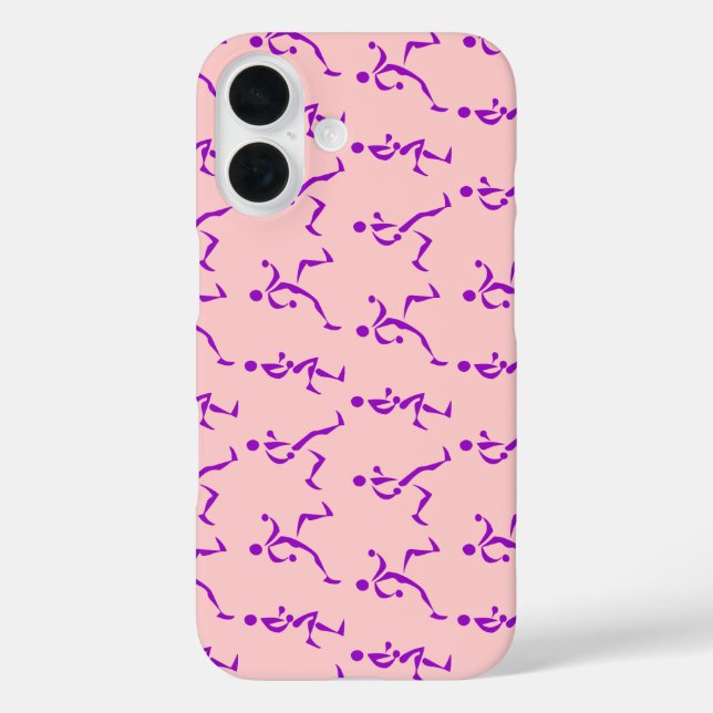 Purple Runners Case-Mate iPhone Case (Back)