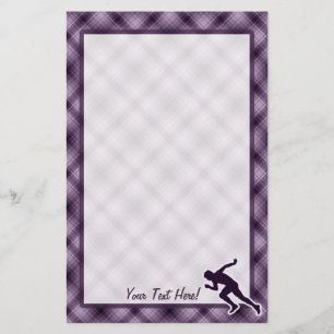 Purple Running Stationery
