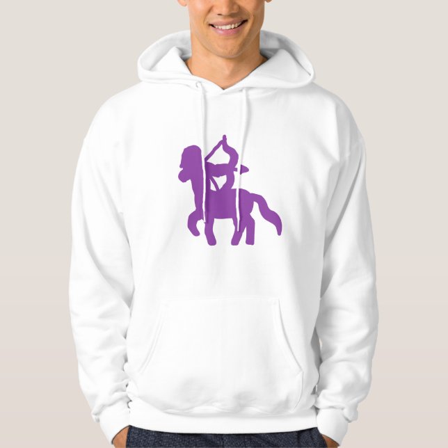 Purple Sagittarius Gift Sweater – Archer  (Front)