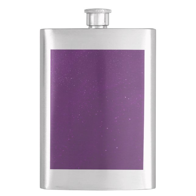 Purple Sand Hip Flask (Front)