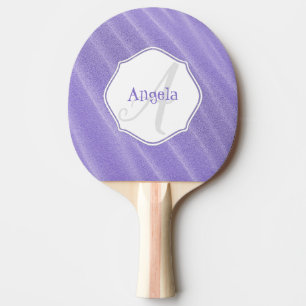 Purple Sand Ripples Personalised Ping Pong Paddle