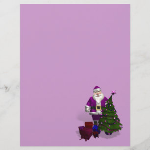 Purple Santa Claus