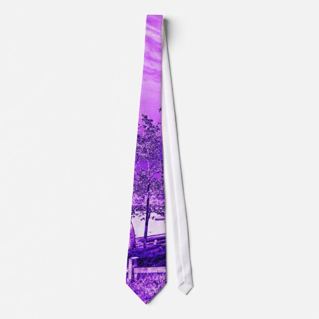 Purple Scenic View Tie (Front)