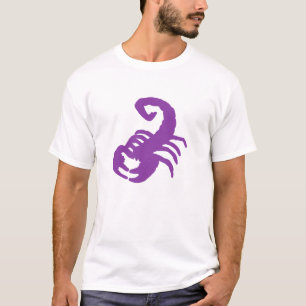 Purple Scorpio Energy Icon – Astrology Personality T-Shirt