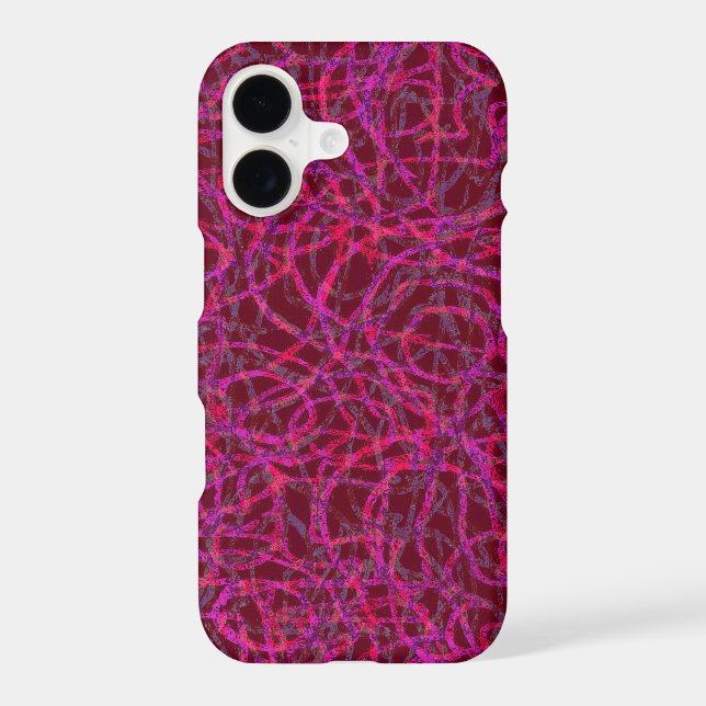 Purple scribbled lines pattern (Back)
