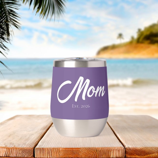 Purple Script Mum Established (Beach (Rotated))