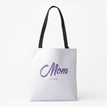 Purple Script Mum Established