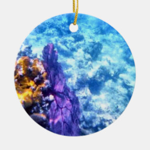 Purple Sea Fan Dated Ornament