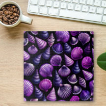 Purple sea shells marine jigsaw puzzle