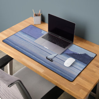 Purple Seascape Desk Mat