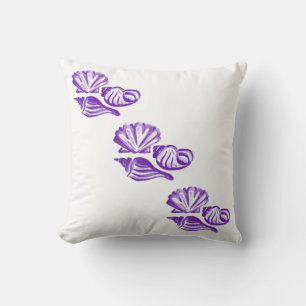 Purple Seashells Cushion