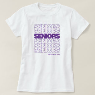 Purple Seniors Seniors Seniors T-Shirt