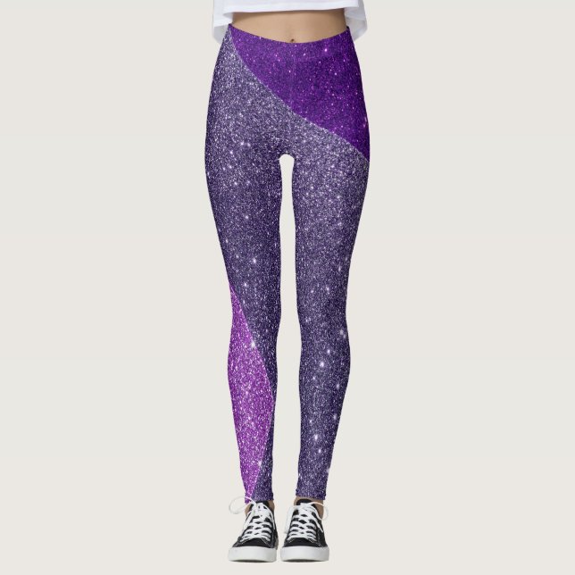 Purple Shade  Leggings (Front)