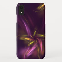 Purple Shades Abstract Flower Fantasy