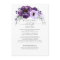Purple Shades Flowers Wedding Information