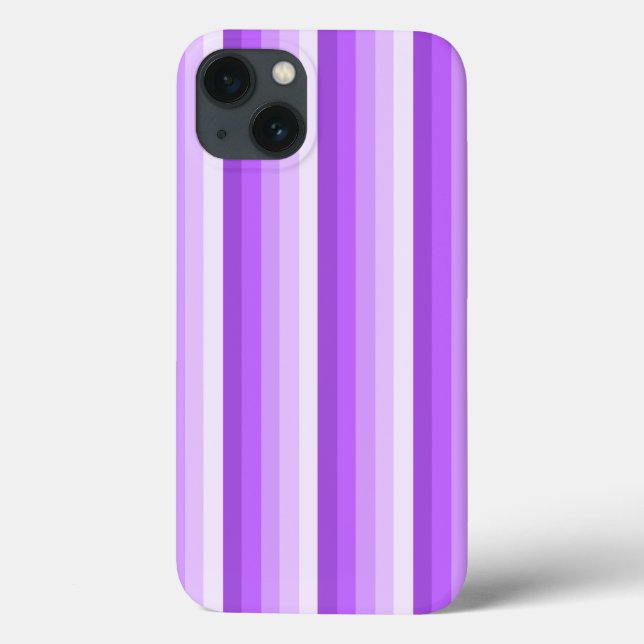 Purple shadow stripes Case-Mate iPhone case (Back)