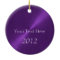 Purple Sheen and Silver Merry Christmas