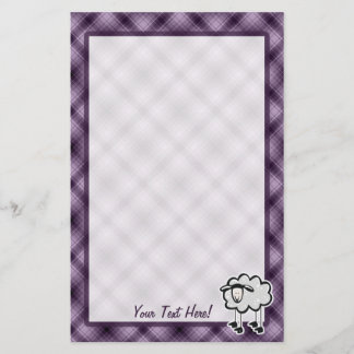 Purple Sheep Stationery