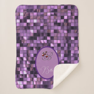 Purple Sherpa Blanket