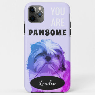 Purple Shih Tzu iPhone 11 Pro Max Case