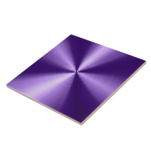 Purple Shiny Metallic Design Stainless Steel Look Tile