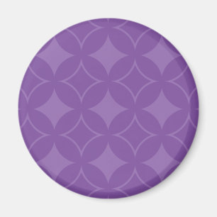 Purple shippo pattern magnet