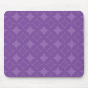 Purple shippo pattern mouse mat